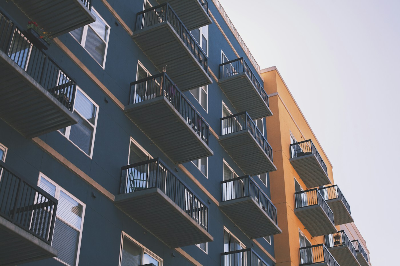 Modern multi-storey apartment development illustrating the accommodation component of a mixed-use project