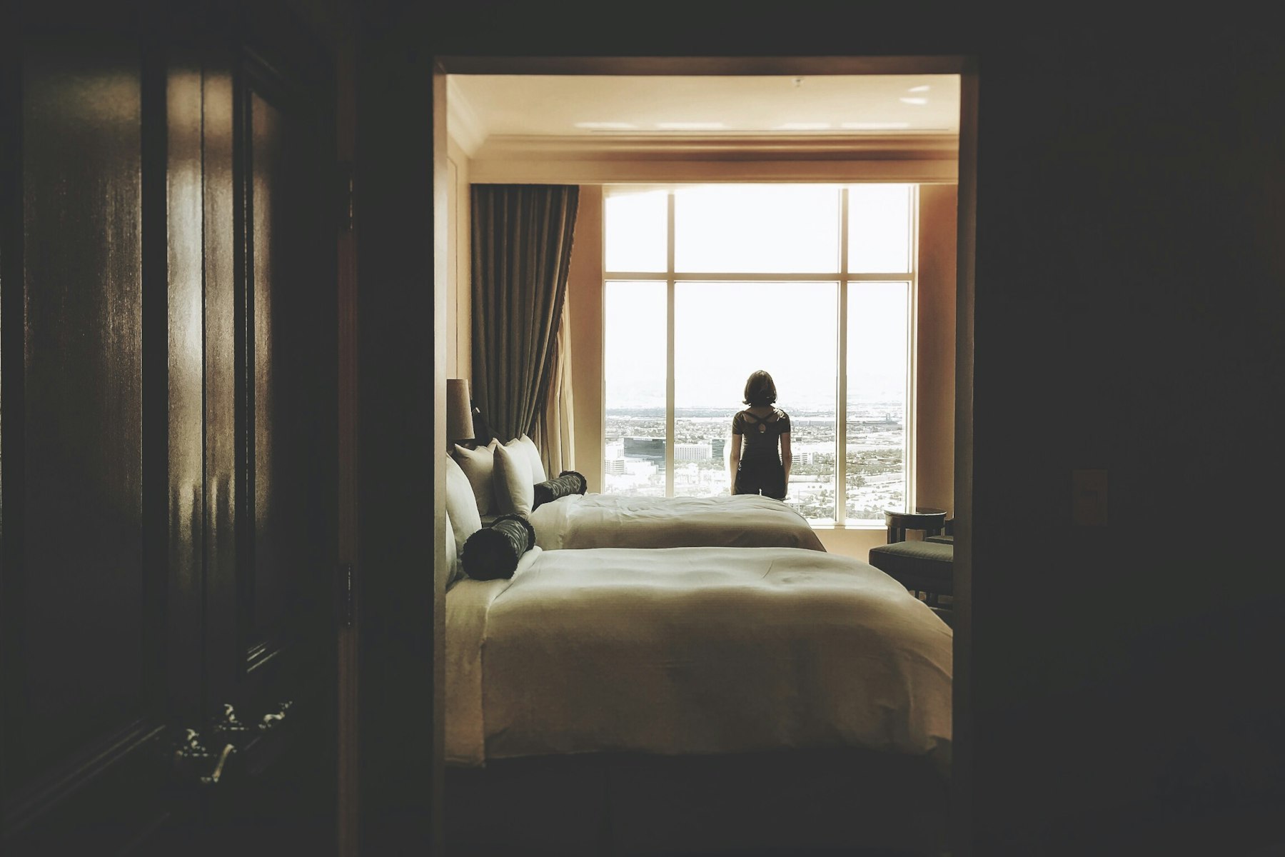 Hotel guest room illustrating hotel operations and performance improvement